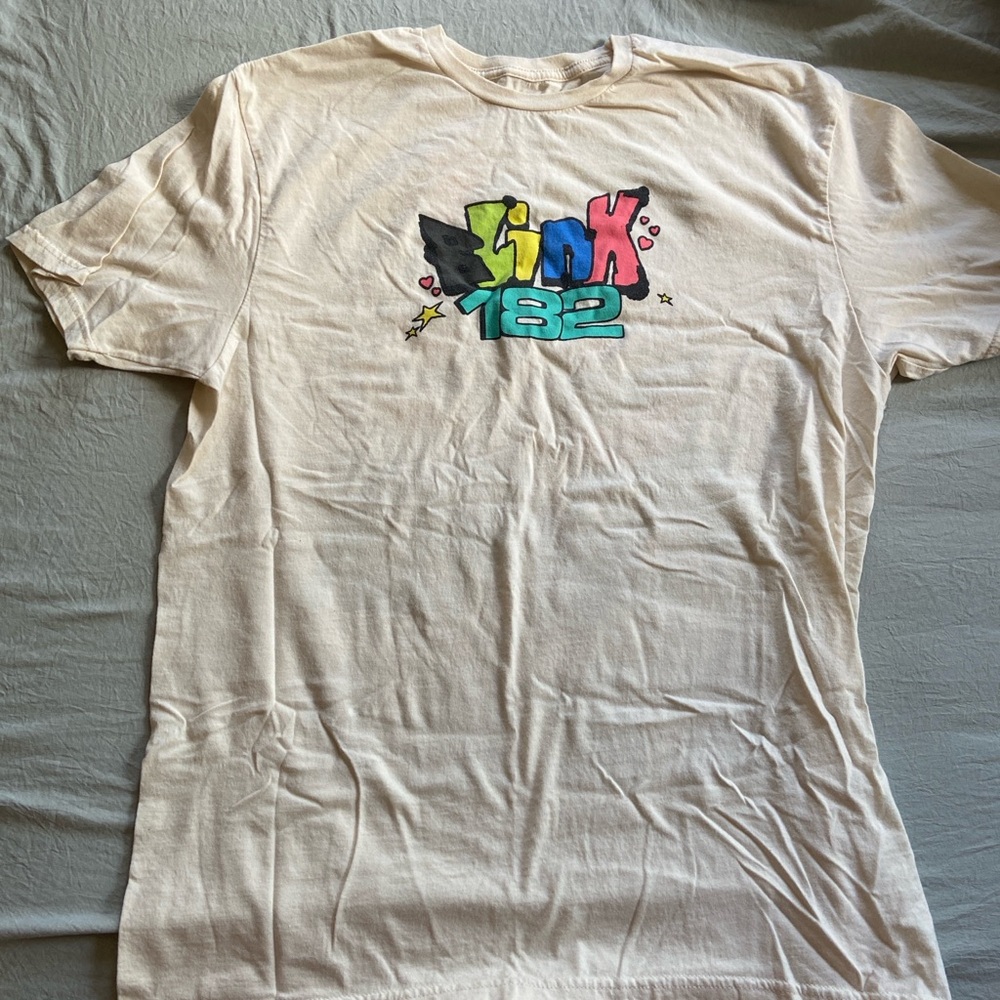 Blink-182 Cream Graphic Tee